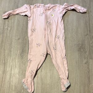 Pekkle Floral Pink Kids One Piece Pajamas